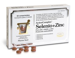 Pharma Nord Activecomplex Selênio Zinco 60 comprimidos de consumo por 2 meses