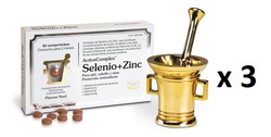 Activecomplex selenio zinc pack ahorro 3 unidades