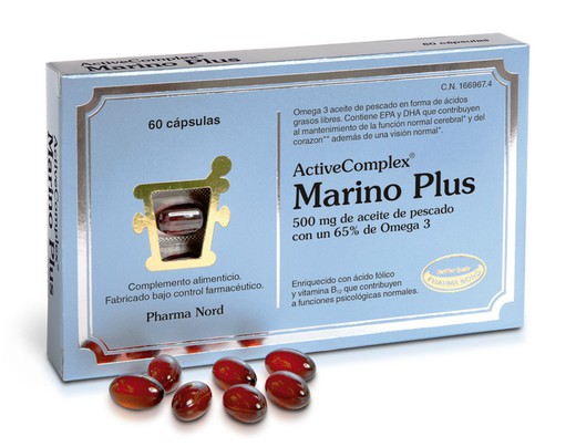 Pharma Nord  Marino Plus 60 cápsulas. Activecomplex.