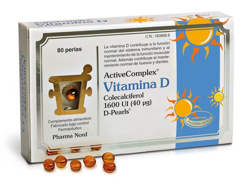 Pharma Nord ActiveComplex Vitamine D 80 perles