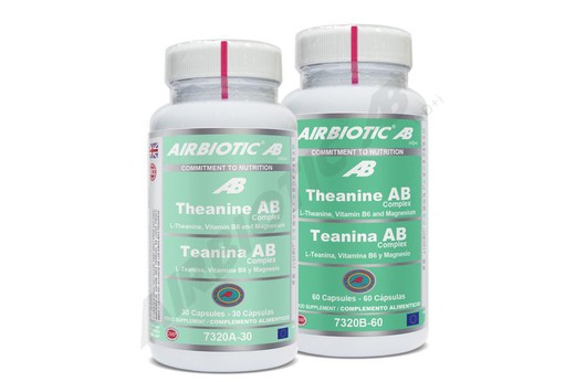 Airbiotic Theanine Pack de 3 x 60 cápsulas