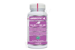 Airbiotic vitamina D3 + K2  60  tabletas