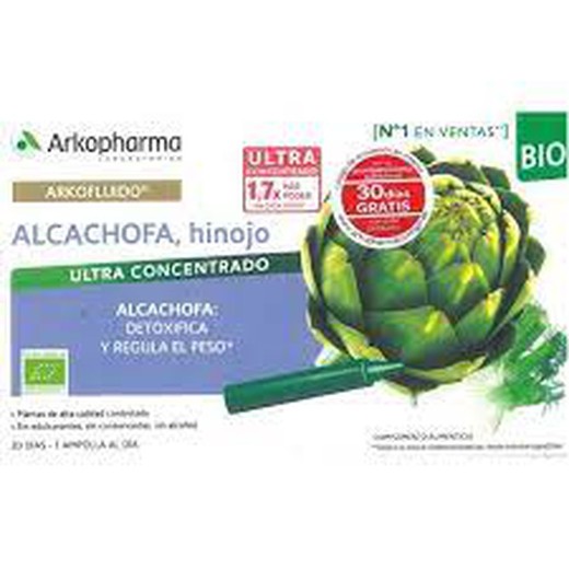 Arkopharma 20 Ampoule Artichaut-VENDU-