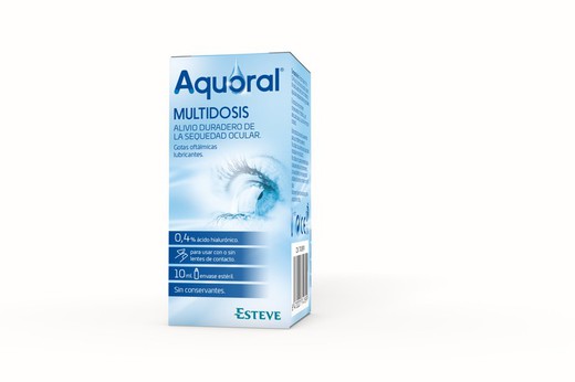 Aquoral lubricante ocular 10 ml.