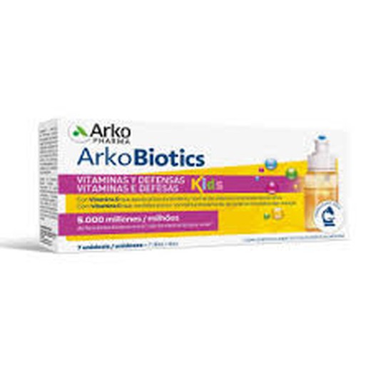 Arkobiotics kids vitamines i defenses 7 unidosis.