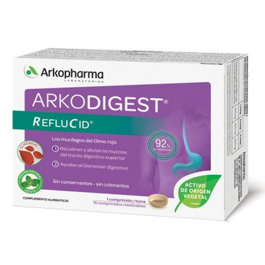 Arkodigest Reflucid 16 comprimits masticables