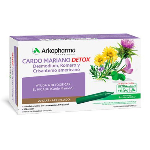 Arkopharma Card Mariano Detox 20 ampolles begudes
