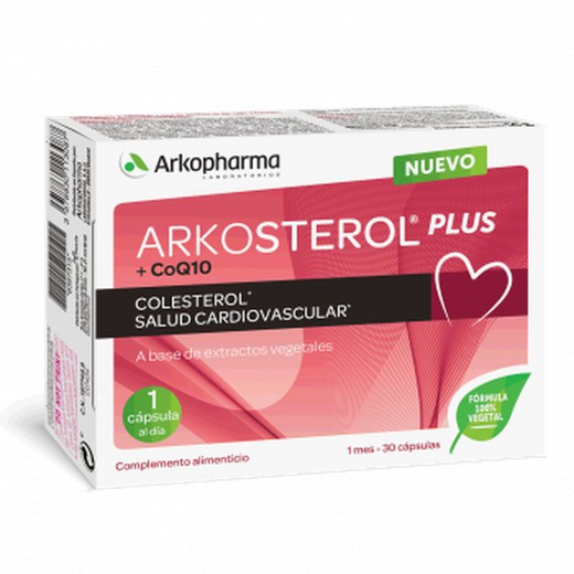 Arroz de levedura vermelha de Arkosterol plus+ CoQ10 30 cápsulas