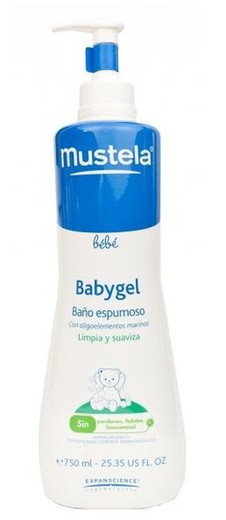 Banho com gás Mustela Babygel