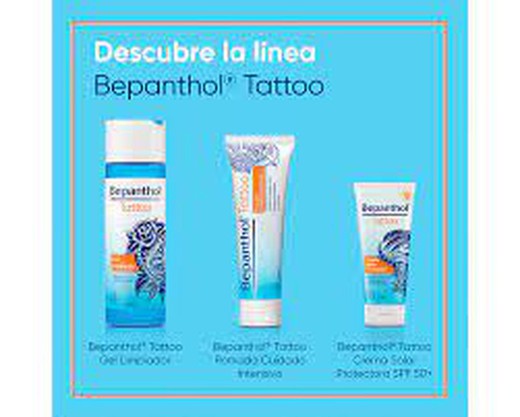 Bepanthol Tattoo crema solar protectora  50 +   50 ml. Especial piel tatuada