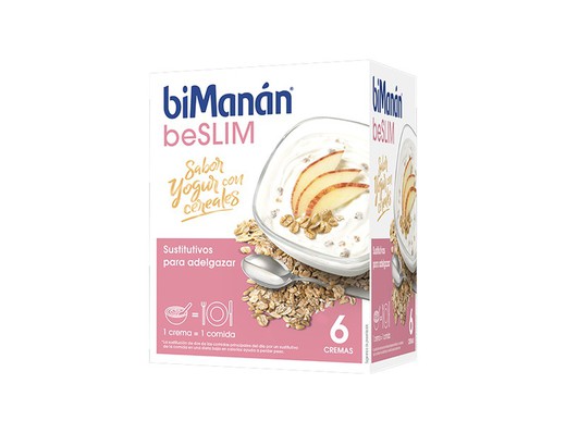Bimanan Beslim Sabor Yogur con Cereales 6 Sobres
