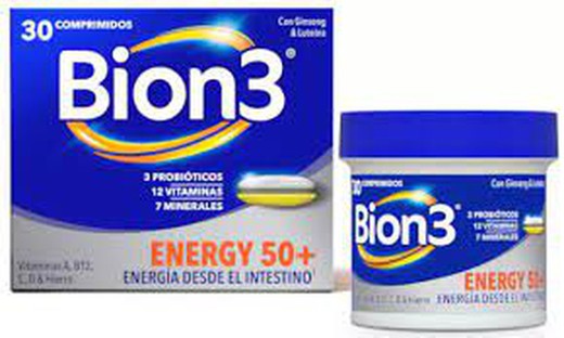 Bion 3 30 comprimidos Energy 50 +