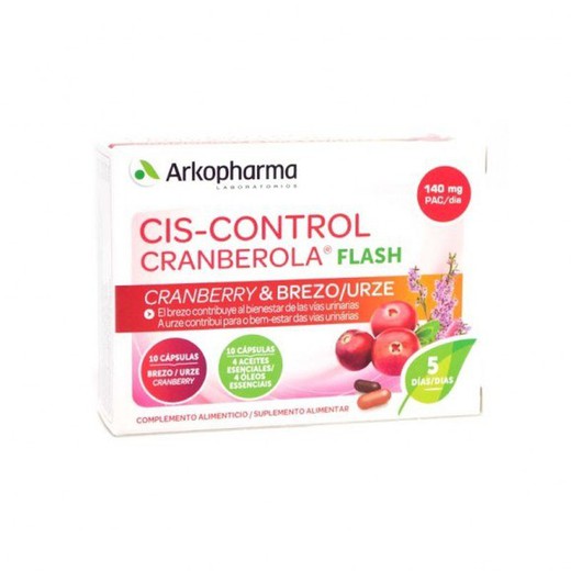 Cis-control Cranberola Flash 20 gélules Arkopharma