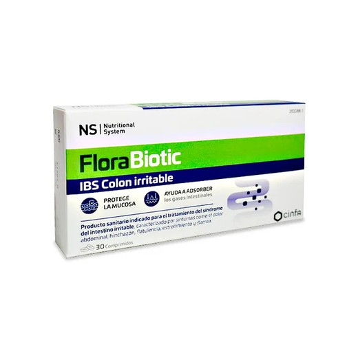 Colon irritable  Florabiotic NS 30 comprimidos