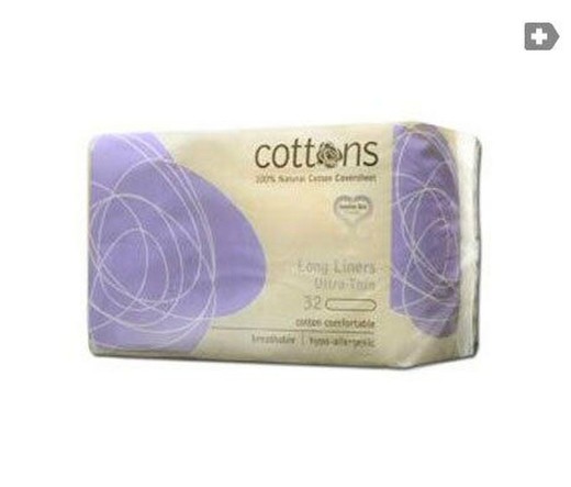 Cottons salvaslip extrallarg 32 unitats