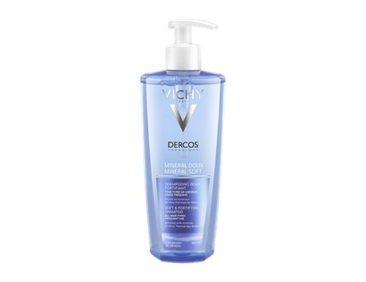 Dercos Shampooing Minéral Doux Fortifiant 400 ml Vichy