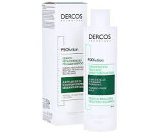 Dercos PSOlution shampoo para couro cabeludo com tendência a psoríase 200 ml