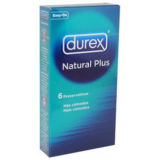 Preservativos Durex Natural Plus 6