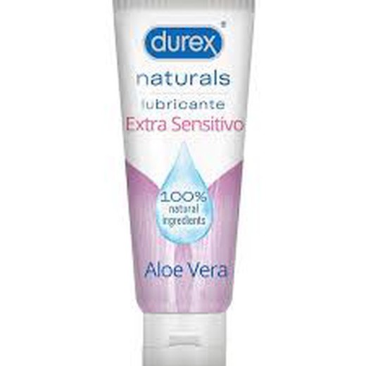 Lubrificante extra sensível Durex Naturals com Aloe Vera 100 ml