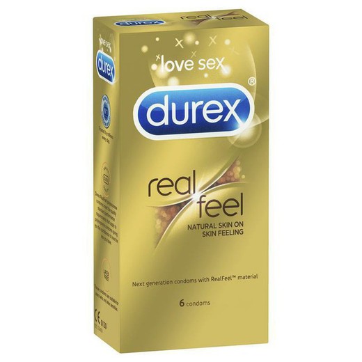 Durex RealFeel 12 Preservativos Sin Látex