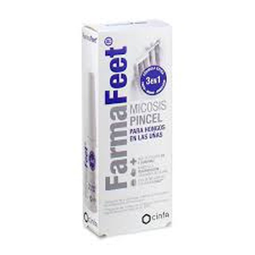 Farma Feet 3 en 1 para onicomicosis 4 ml pincel + 5 limas