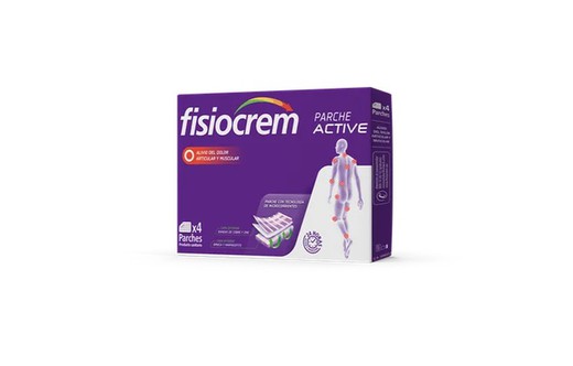 Fisiocrem parche active 4 parches