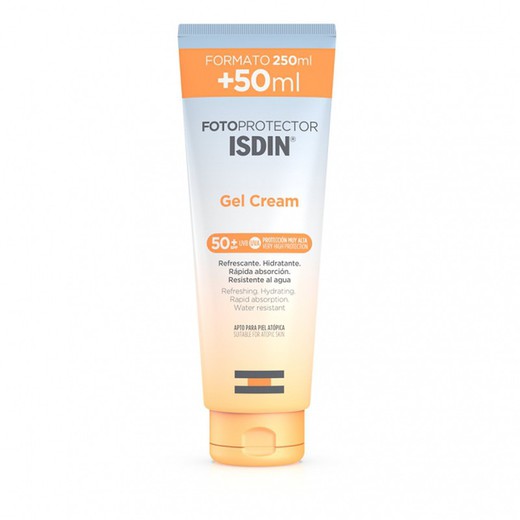 Isdin Sunscreen 50+ Cream Gel Format 250 ml