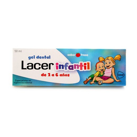 Gel dental infantil Lacer 75 ml - novo formato