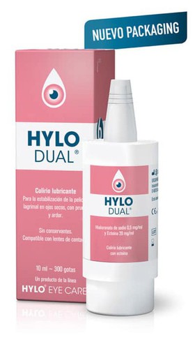Hylo Dual Colirio 10 ml lubricante y protector