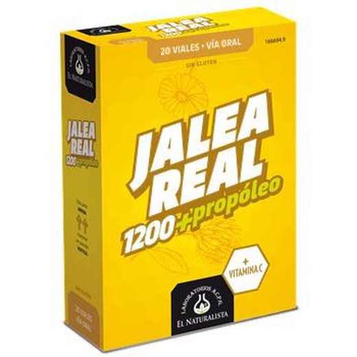 Jalea Real 1200 + Propóleo 20 viales El Naturalista