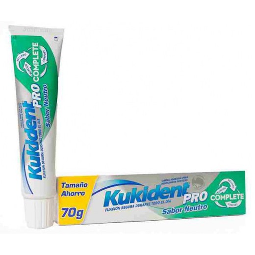 Kukident Pro Complete Sabor Neutro Tamaño Ahorro 70 g