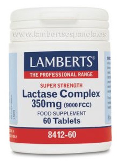 Lactase Lactase Complex 350 mg 60 Comprimés Lamberts