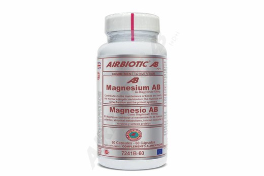 Magnésio AB 150 mg Airbiotic (como Bisglicinato - absorção aumentada) 60 Caps