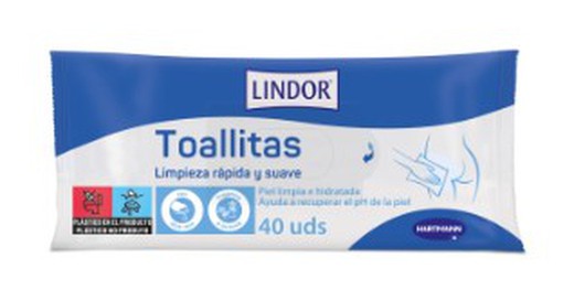 Lindor Skin Toallitas Húmedas Especial Adultos
