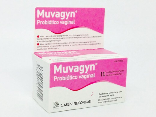 Muvagyn Probiótico Vaginal 10 cápsulas vaginales