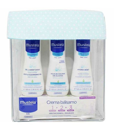 Necesser de viatge Bàsics Mustela Blau Estrelletes-esgotat-