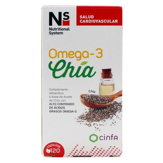 NS Omega 3 chia 120 cápsulas