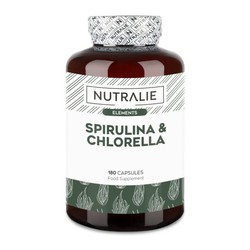 Nutralie Spirulina + Chlorella 180 càpsules