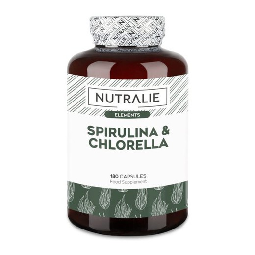 Nutralie Spirulina + Clorela 180 cápsulas