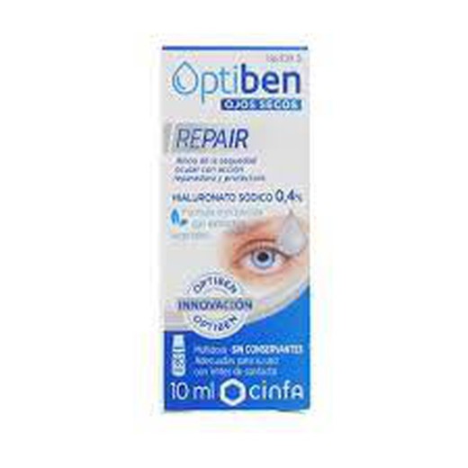 Optiben Reparação Olhos Secos 10 ml