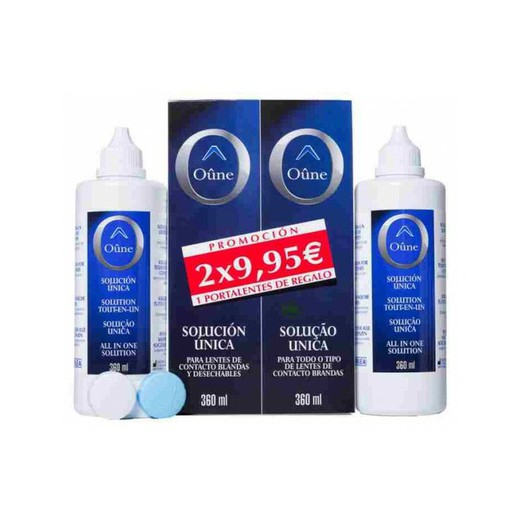 OUNE Solución Única Pack Ahorro 2 x  360ml