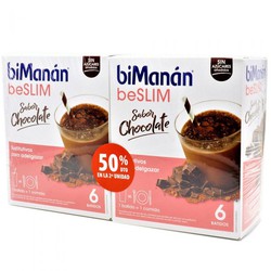 Pack Bimanan Beslim Batido Sabor Chocolate 6 Sobres