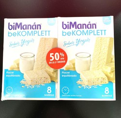 Pack Bimanán BeKomplett Barretes De Iogurt 8 +8