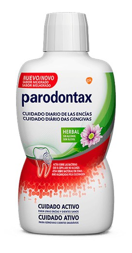 Parodontax élixir aux herbes sans alcool 500 ml