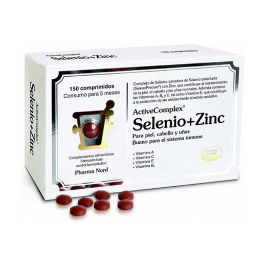 Pharma Nord Complexe Actif Sélénium-Zinc 150 comprimés