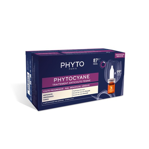 Phytocyane Anti Hair Loss Special Woman 12 ampolas
