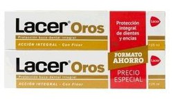 Preço especial Creme dental duplo Lacer Oros 2 x 125ml