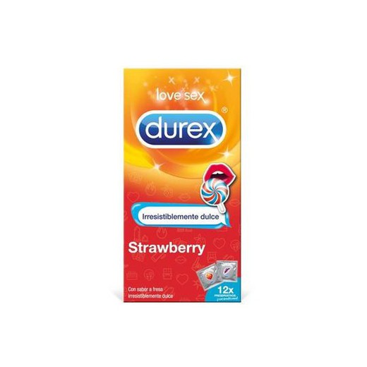 Preservativos Durex Love sex Strawberry 12 unidades