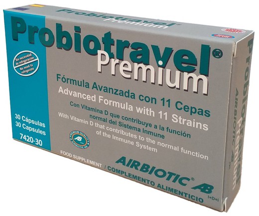 Probiotravel Premium Pack 3 x 30 cápsulas- ¡Fórmula mejorada!