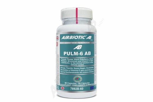 PULM-6 AB (Extractes Concentrats de Fonoll, Farigola i Gordolobo, Sauco negre, Bromelina i Vitamina C) -